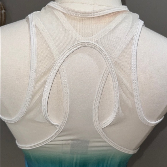 Gradient Sleeveless Women's athletic top by Lucky in Love - Picture 5 of 6